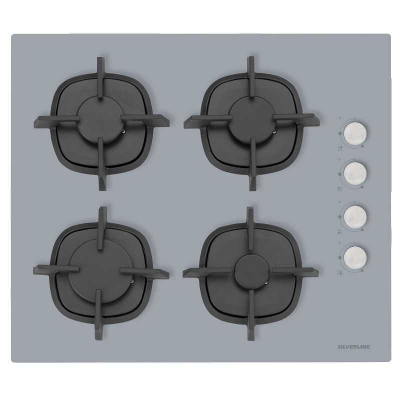 Silverline CS5343S01 60 Cm Gri Ankastre Ocak