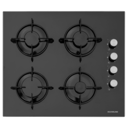 Silverline Siyah Cam Ankastre Set (3420 Classy Davlumbaz - CS5335B01 Ocak - BO6502B02 Fırın)
