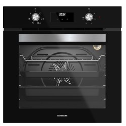 Silverline Siyah Cam Ankastre Set (3420 Classy Davlumbaz - VC8210B01 Ocak - BO6502B02 Fırın)